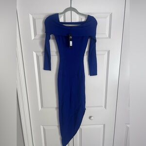 NWT Fashion Nova Asymmetrical Sweater Dress